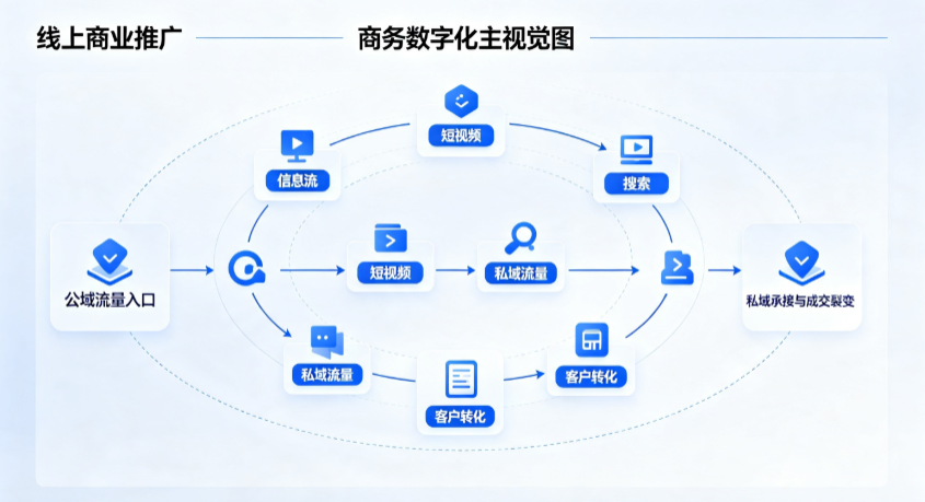 千山区线上商业推广怎么做？全域流量闭环搭建与低成本转化实战指南